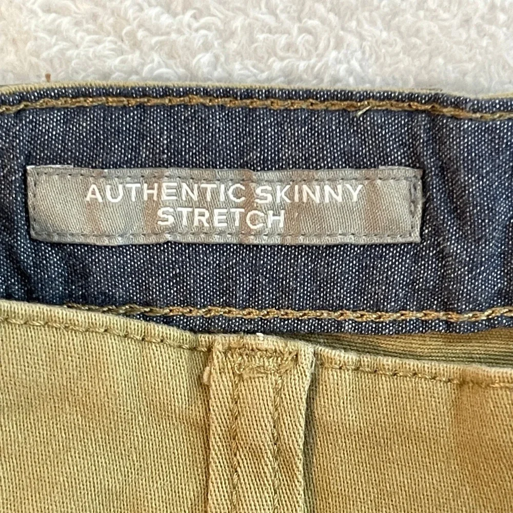 Lucky Brand Boys Authentic Skinny Stretch Khaki Tan Pants Size 16